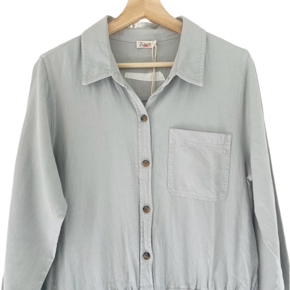 FAHERTY Arlie Day Jumpsuit in Stone Size M - Picture 7 of 11